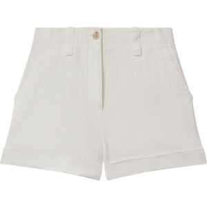 REISS DEMI Linen Garment Dyed Shorts